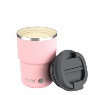 ASOBU KUBEK TERMICZNY BF52  PINK  0,36 L z ceramiczną powłoką RÓŻOWY