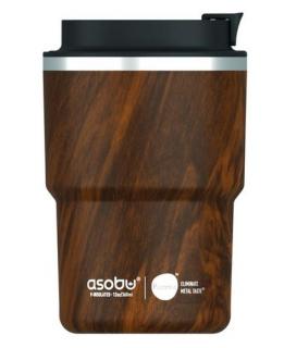ASOBU KUBEK TERMICZNY BF52 WOOD  0,36 L z ceramiczną powłoką