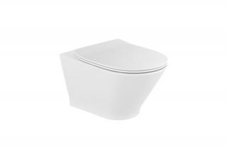 ROCA GAP ROUND ZESTAW Miska wc Rimless + Deska WolN. Slim A34H0N8000