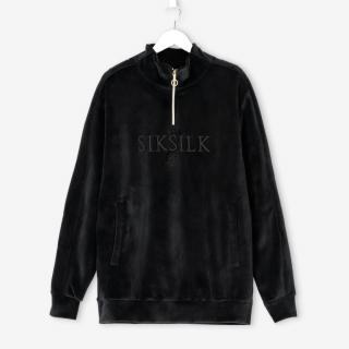 SikSilk Bluza Opulent Panelled Quarter Zip