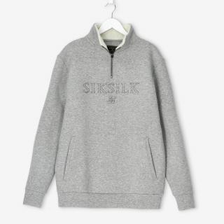 SikSilk Borga Quarter Zip Bluza klasyczna