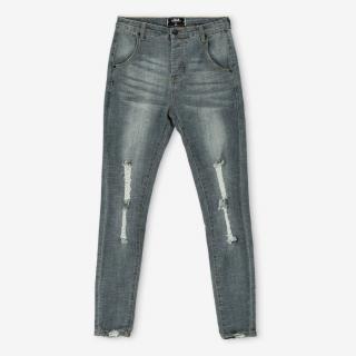 Siksilk Bust Knee Low Rise Jeans
