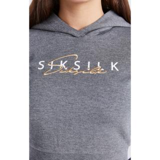 SikSilk Signature Bluza z Kapturem Damska [grey]