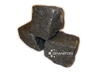 Kostka granitowa łupana ogród 4/6 cm Black