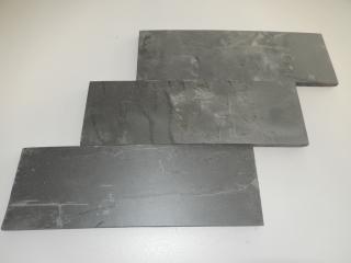 Płytki z Łupka Black Slate 30x10x1cm Naturalne