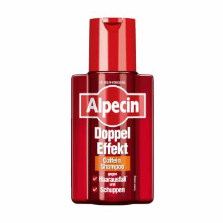 Alpecin Doppel Effekt, Szampon przeciwłupieżowy i przeciw wypadaniu włosów, z kofeiną, 200ml