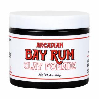 ARCADIAN Bay Rum Clay Pomade - Matowa glinka do włosów, 115g