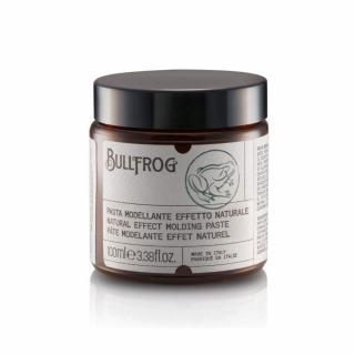 BULLFROG Natural Effect Molding Paste - Pasta do stylizacji włosów, matowe wykończenie, 100ml