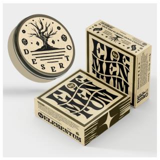 By Elementum Deserto Matte Clay - Matowa glinka do włosów, 100ml