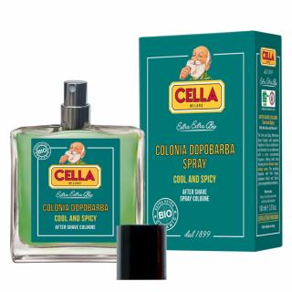 Cella Milano After Shave Spray Cologne Cool and Spicy Bio Aloe Vera - Woda kolońska, 100ml