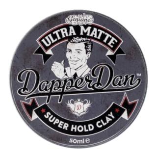 Dapper Dan Ultra Matte Clay - Matująca glinka do włosów, Travel Size, 50ml