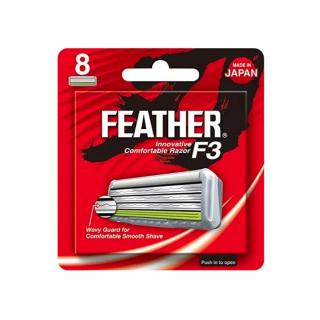 Feather F-system F3 Ostrza do maszynki Feather Butler, 8 sztuk