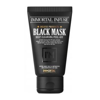 IMMORTAL Black Mask Peel-Off Oczyszczająca maska do twarzy z węglem aktywnym, 150ml
