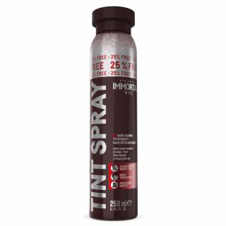 IMMORTAL Tint Spray - Błyskawiczny spray maskujący siwe włosy, ciemny brąz (dark brown), 250ml