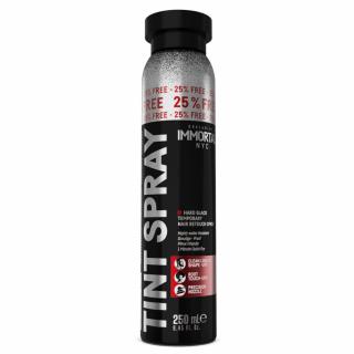 IMMORTAL Tint Spray - Błyskawiczny spray maskujący siwe włosy, czarny (black), 250ml
