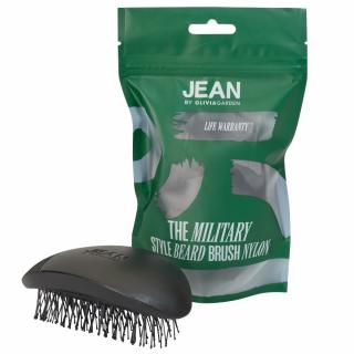 JEAN by Olivia Garden The Military Style Beard Brush Nylon - Szczotka do brody z włosiem nylonowym