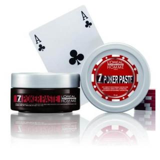 L'oreal Homme Poker Paste, supermocna pasta do utrwalenia fryzury, dla mężczyzn, 75ml