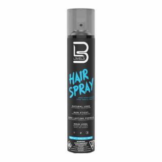 L3VEL3 Hair Spray - Mocny lakier do włosów, 400ml