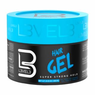 L3VEL3 Super Strong Hair Gel - Bardzo mocny żel do włosów, 250ml