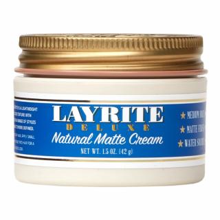 LAYRITE NATURAL MATTE CREAM - Naturalnie Matowa Pomada do Włosów 42 g