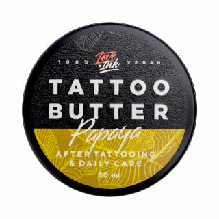 LOVEINK Tattoo Butter Papaya - Masło do pielęgnacji tatuażu, 50ml