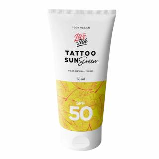 LOVEINK Tattoo Sunscreen Krem z filtrem do tatuażu SPF50, vegan, 50ml