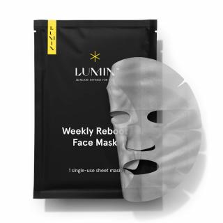 LUMIN Weekly Reboot Face Mask - Nawilżająca maska do twarzy dla mężczyzn, w płachcie, 10 sztuk