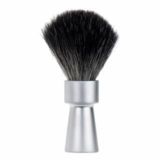 Merkur Shaving Brush Matt Chrome 1100 Pędzel do golenia Black Fibre