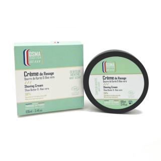 OSMA Tradition Mint Shaving Cream - Certyfikowany krem do golenia, COSMOS ORGANIC, 100ml
