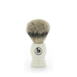 Osma Tradition Shaving Badger Silvertip - Pędzel do golenia, włosie z borsuka