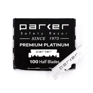 PARKER Premium Platinum Half Blades - Żyletki połówki 100 sztuk