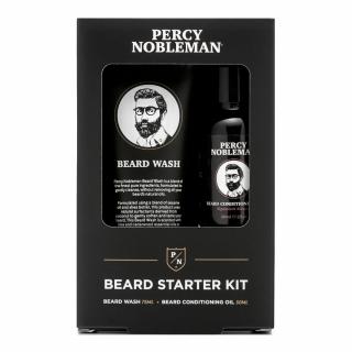 Percy Nobleman Beard Starter Kit - Zestaw do brody (szampon + olejek)