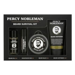 Percy Nobleman Beard Survival Kit - Zestaw Brodacza Zestaw do pielęgnacji brody