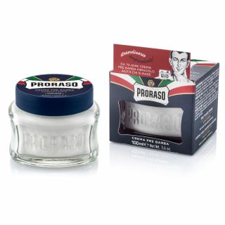 PRORASO Pre Shave Cream Protective Krem przed goleniem, linia niebieska, 100ml