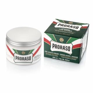 PRORASO Pre Shave Cream Zmiękczający Krem przed Goleniem Refreshing, linia zielona, 300ml