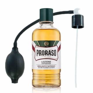 PRORASO ZESTAW Lotion po Goleniu RED 400 ml + Pompka spryskiwacz do butelek