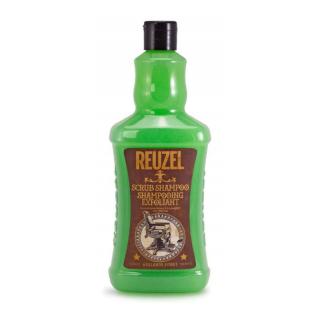 Reuzel Scrub Shampoo - Oczyszczający szampon do włosów, Barber Size, 1000ml