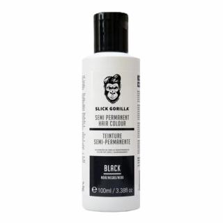 Slick Gorilla Hair Colour Black Półtrwała farba do włosów dla mężczyzn, 100ml