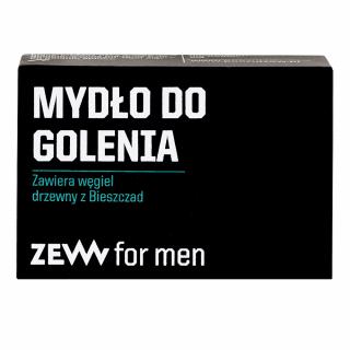 ZEW for men, Mydło do golenia z węglem drzewnym, 85ml