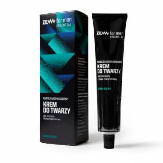 ZEW for men, Nawilżająco-łagodzący krem do twarzy z kwasem hialuronowym do skóry suchej, 50ml