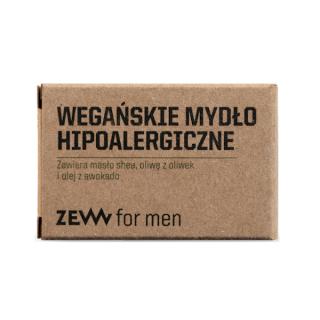 ZEW for Men, Wegańskie mydło hipoalergiczne do twarzy i ciała, 85ml