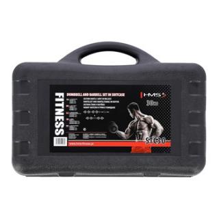 SZTANGA SZTANGIELKI W WALIZCE 2x15KG HMS STC30