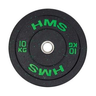 TALERZ OLIMPIJSKI BUMPER 10 KG HMS HTBR10 GREEN