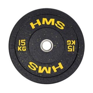 TALERZ OLIMPIJSKI BUMPER 15 KG HMS HTBR15 YELLOW