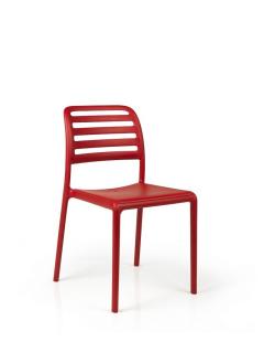 Krzesło Costa Bistrot Nardi czerwone