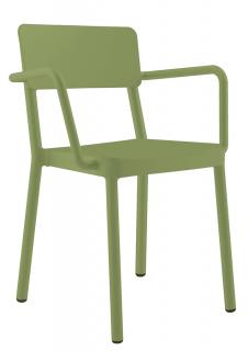 Krzesło do restauracji LISBOA oliwkowe RESOL