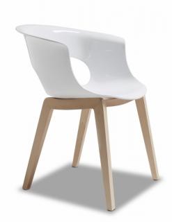 Krzesło kubełkowe Miss B Natural Scab Design