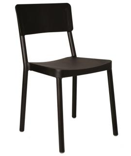 Krzesło LISBOA czarne do kawiarni | Resol