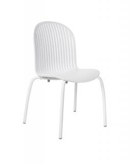 Krzesło ogrodowe Ninfea Dinner białe | Nardi