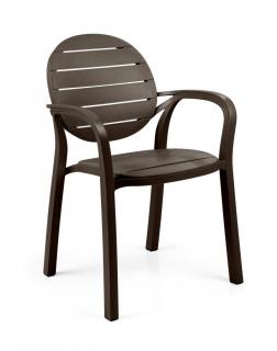 Krzesło ogrodowe Palma Nardi brązowe caffe